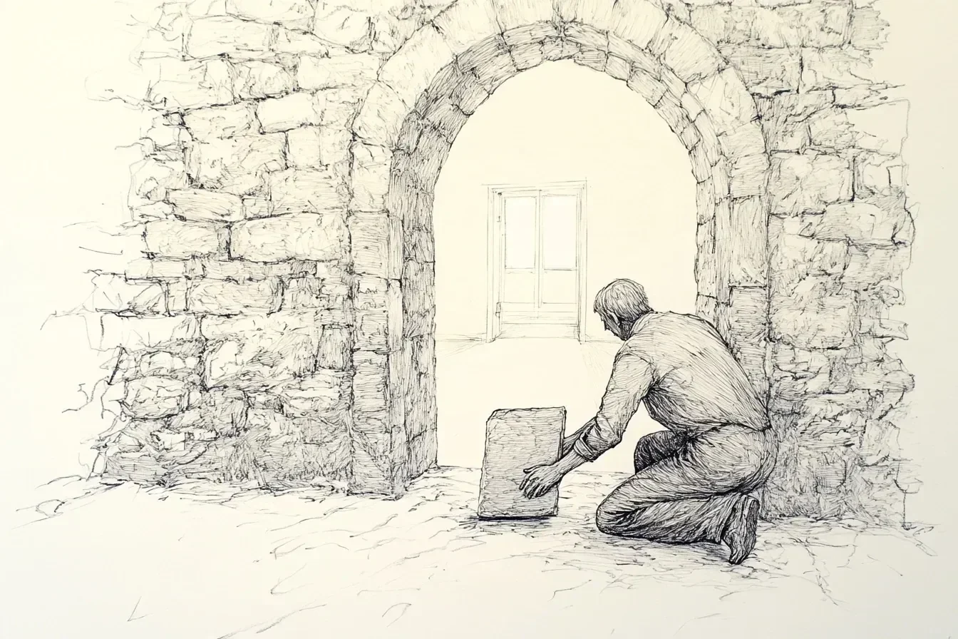 Property renovation illustrating the preliminary assessment required before real estate tokenization.